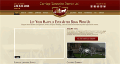 Desktop Screenshot of carriage-limousine.com